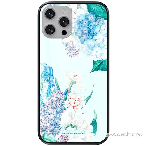 ERT GROUP mobiltelefonfodral för Apple Iphone 13 originalt och officiellt licensierat Babaco mönster Flowers 027 tillverkad av härdat glas, skyddsfodral 5905131265951