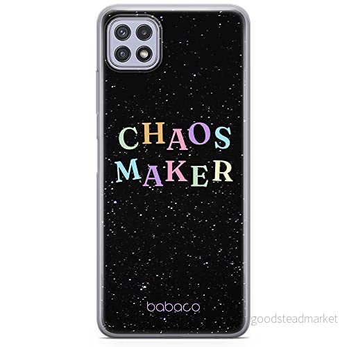 ERT GROUP mobiltelefonfodral för Samsung A22 5G originalt och officiellt licensierat Babaco mönster Chaos maker 002 optimalt anpassad till formen på mobiltelefonen, fodral tillverkad av TPU plast 5903932913415