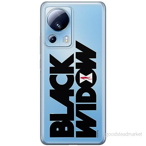 ERT GROUP mobiltelefonfodral för Xiaomi 13 LITE/CIVI 2 originalt och officiellt licensierat Marvel mönster Black Widow 011 optimalt anpassad till formen på mobiltelefonen, gedeeltelijk transparant 5905511918132