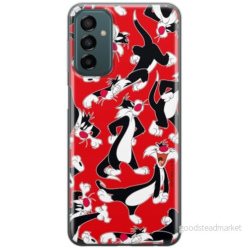 ERT GROUP mobiltelefonfodral för Samsung M13 4G/ M23 5G/ F23 originalt och officiellt licensierat Looney Tunes mönster Sylvester 006, fodral tillverkad av TPU plast 5905511650933