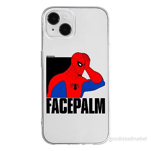 ERT GROUP mobiltelefonfodral för Iphone 14 PLUS originalt och officiellt licensierat Marvel mönster Spider Man 029 optimalt anpassad till formen på mobiltelefonen, gedeeltelijk transparant 5905795005894