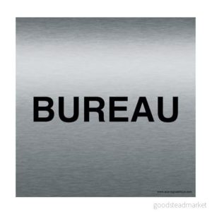 AUA SIGNALETIQUE borstad aluminiumplatta 200 x mm 3666180255875 AUA SIGNALETIQUE borstad aluminiumplatta 200 x mm 3666180255875