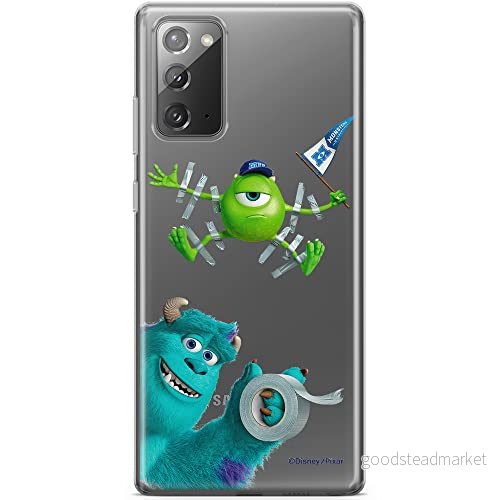 ERT GROUP mobiltelefonfodral för Samsung GALAXY NOTE 20 originalt och officiellt licensierat Disney mönster Monsters 001 optimalt anpassad till formen på mobiltelefonen, gedeeltelijk transparant 5903040458617