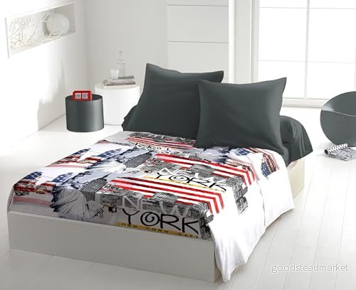 4 delat mikrofiberlakan set 240 x 300 cm New York City 5037632618551 4 delat mikrofiberlakan set 240 x 300 cm New York City 5037632618551