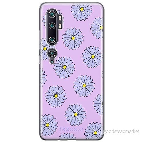 ERT GROUP mobiltelefonfodral för Xiaomi MI NOTE 10 / PRO originalt och officiellt licensierat Babaco mönster Flowers 021, fodral tillverkad av TPU plast 5903932645859