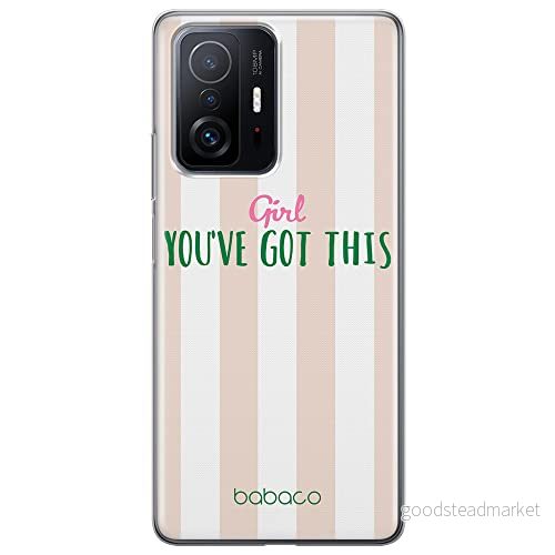 ERT GROUP mobiltelefonfodral för Xiaomi 11T 5G / PRO originalt och officiellt licensierat Babaco mönster Positive vibes 004, fodral tillverkad av TPU plast 5904805559860