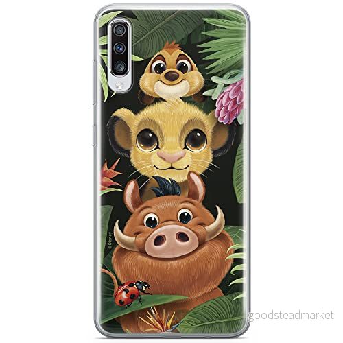 ERT GROUP mobiltelefonfodral för Samsung A70 originalt och officiellt licensierat Disney mönster Simba & Friends 003 optimalt anpassad till formen på mobiltelefonen, fodral tillverkad av TPU plast 5903537371245