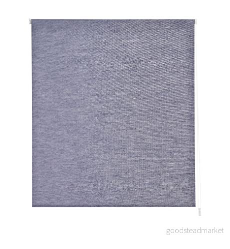 Estoralis BRAN "UTAN verktyg". Slät genomskinlig persienn, 120 x 150 cm, färg marinblå 8432404712647