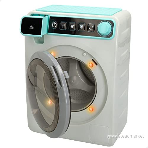 COLORBABY Play tvättmaskin med ljus och ljud för pojkar flickor, barn leksaksapparater, mini lek, hushållsleksaker, batterier ingår (46899) 8412842468993