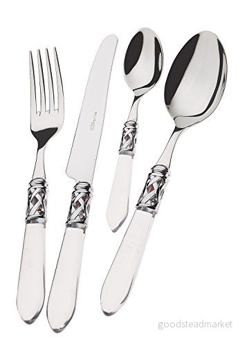 BUGATTI Bestick 24 st. bestick. komplett ALADDIN set CLEAR Greppring silverbestick 8020178717953