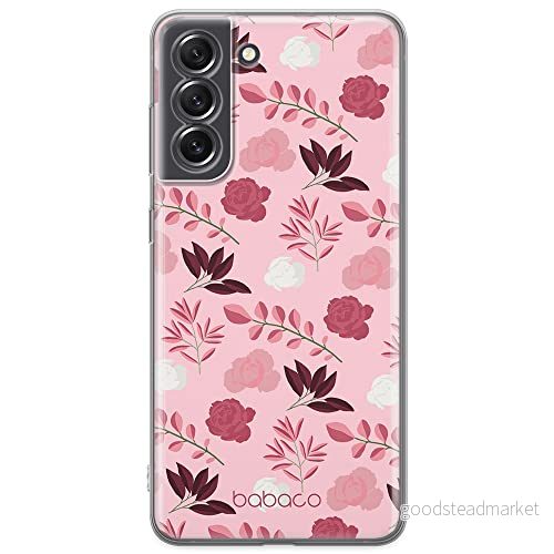 ERT GROUP mobiltelefonfodral för Samsung S21 FE originalt och officiellt licensierat Babaco mönster Flowers 020 optimalt anpassad till formen på mobiltelefonen, fodral tillverkad av TPU plast 5903932984613