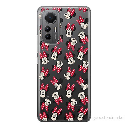 ERT GROUP mobiltelefonfodral för Xiaomi 12 LITE originalt och officiellt licensierat Disney mönster Minnie 001 optimalt anpassad till formen på mobiltelefonen, gedeeltelijk transparant 5905511505837
