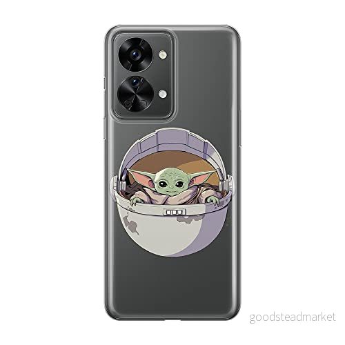 ERT GROUP mobiltelefonfodral för Oneplus NORD 2T 5G originalt och officiellt licensierat Star Wars mönster Baby Yoda 026 optimalt anpassad till formen på mobiltelefonen, gedeeltelijk transparant 5905511269968