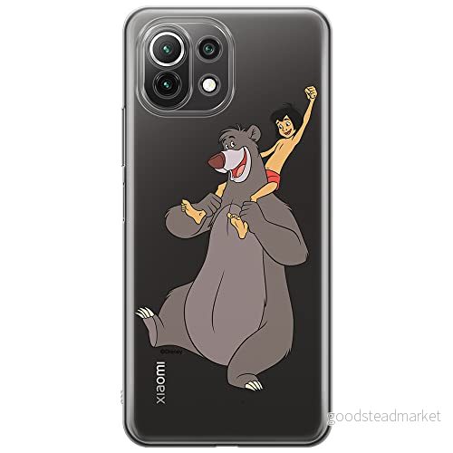 ERT GROUP mobiltelefonfodral för Xiaomi 11 LITE 4G/5G originalt och officiellt licensierat Disney mönster Jungle Book 002, gedeeltelijk transparant 5905131200440