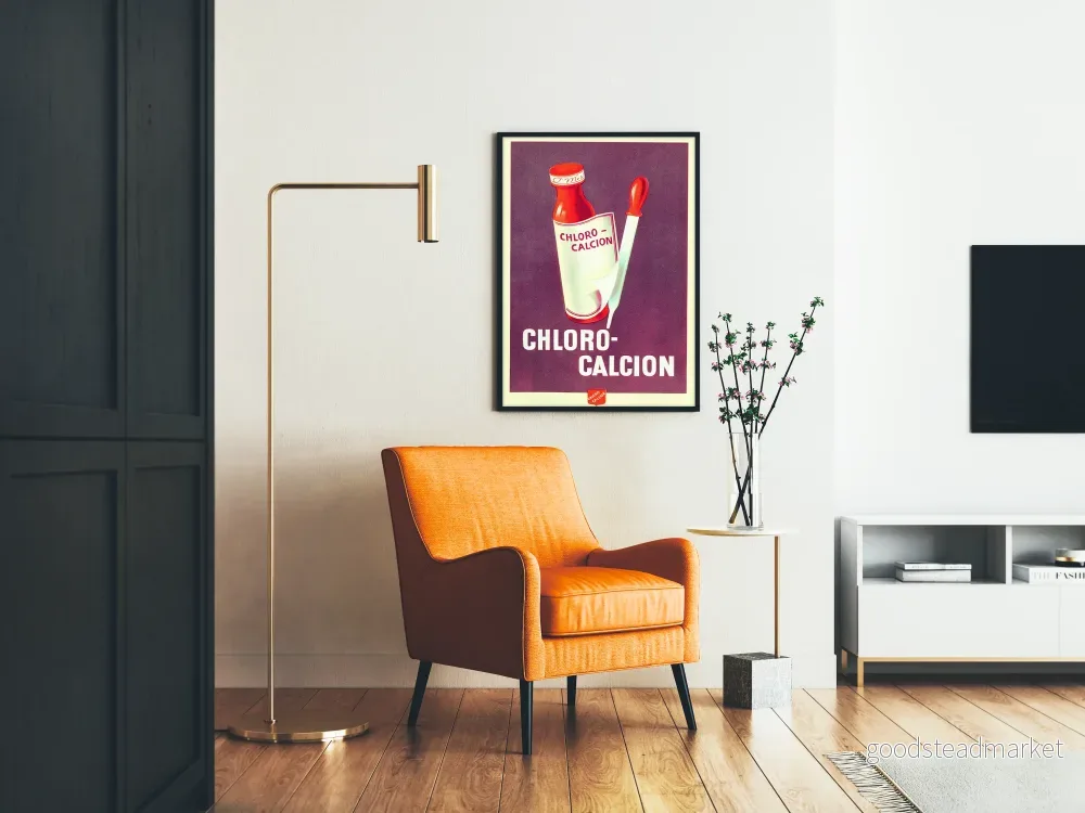 Vintageposter Chloro-Calcion - Retro Väggdekoration - Bild 2
