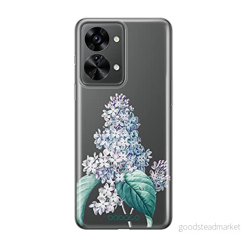 ERT GROUP mobiltelefonfodral för Oneplus NORD 2T 5G originalt och officiellt licensierat Babaco mönster Flowers 024 optimalt anpassad till formen på mobiltelefonen, gedeeltelijk transparant 5905511273255