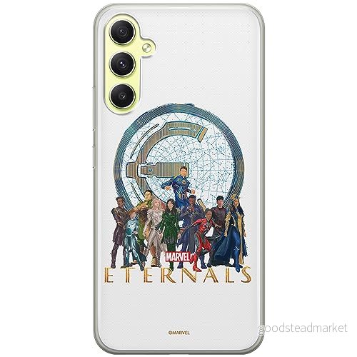 ERT GROUP mobiltelefonfodral för Samsung A34 5G originalt och officiellt licensierat Marvel mönster Eternals 006 optimalt anpassad till formen på mobiltelefonen, fodral tillverkad av TPU plast 5905511783280