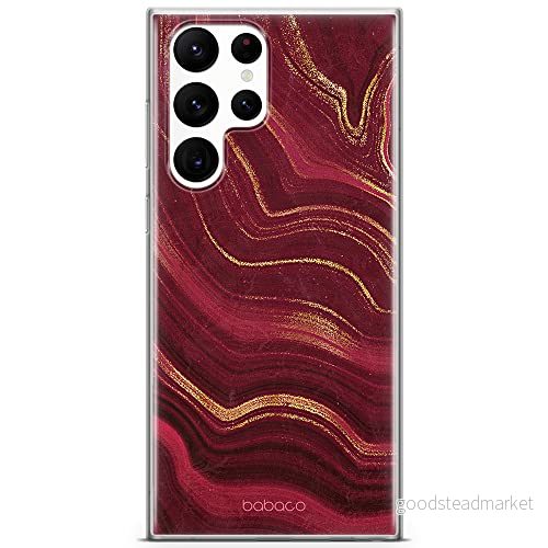 ERT GROUP mobiltelefonfodral för Samsung S22 ULTRA originalt och officiellt licensierat Babaco mönster Marble 011 optimalt anpassad till formen på mobiltelefonen, fodral tillverkad av TPU plast 5904805283093