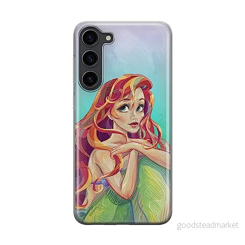 ERT GROUP mobiltelefonfodral för Samsung S23 PLUS originalt och officiellt licensierat Disney mönster Ariel 004 optimalt anpassad till formen på mobiltelefonen, fodral tillverkad av TPU plast 5905511439149