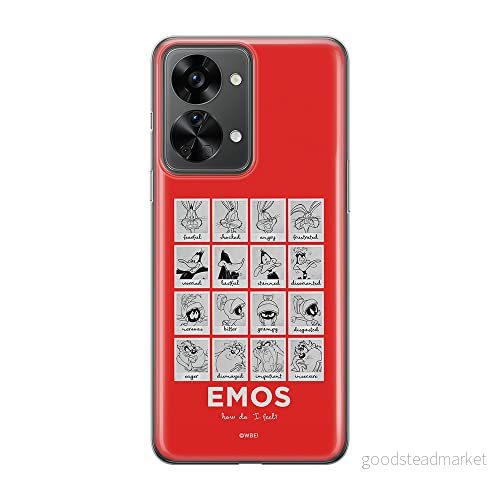 ERT GROUP mobiltelefonfodral för Oneplus NORD 2T 5G originalt och officiellt licensierat Looney Tunes mönster 008 optimalt anpassad till formen på mobiltelefonen, fodral tillverkad av TPU plast 5905511281199