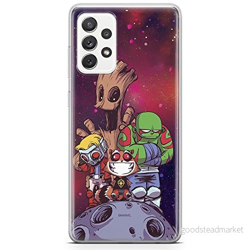 ERT GROUP mobiltelefonfodral för Samsung A33 5G originalt och officiellt licensierat Marvel mönster Guardians of the Galaxy 017 anpassad till formen på mobiltelefonen, fodral tillverkad av TPU plast 5904805352607
