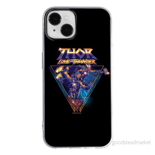 ERT GROUP mobiltelefonfodral för Apple Iphone 14 PLUS originalt och officiellt licensierat Marvel mönster Thor 003 optimalt anpassad till formen på mobiltelefonen, fodral tillverkad av TPU plast 5905131899927