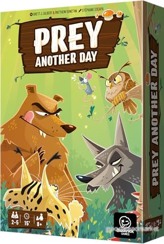 Blackrock Games Prey Another Day brädspel Bluff Spel Avdragsspel från 8 år Spielwiese Vit 3770033532041