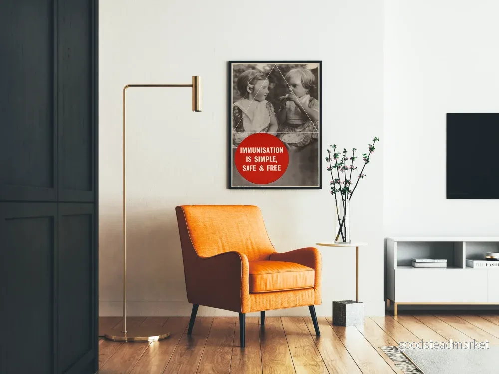 Vintageposter för enkel och säker immunisering - Bild 2
