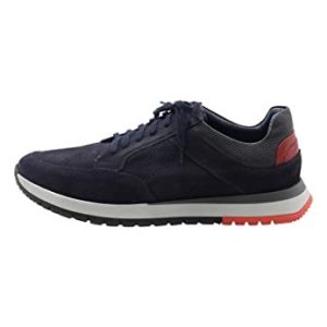 boundry lädersneakers för män, marinblå, 45 EU, EU 4068473186610