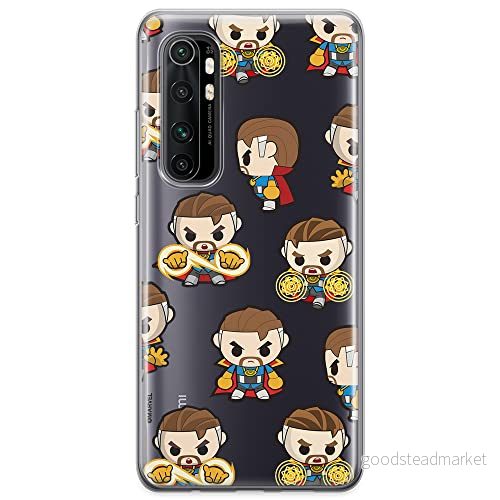 ERT GROUP mobiltelefonfodral för Xiaomi MI NOTE 10 Lite originalt och officiellt licensierat Marvel mönster Dr Strange 001 optimalt anpassad till formen på mobiltelefonen, gedeeltelijk transparant 5904805215094