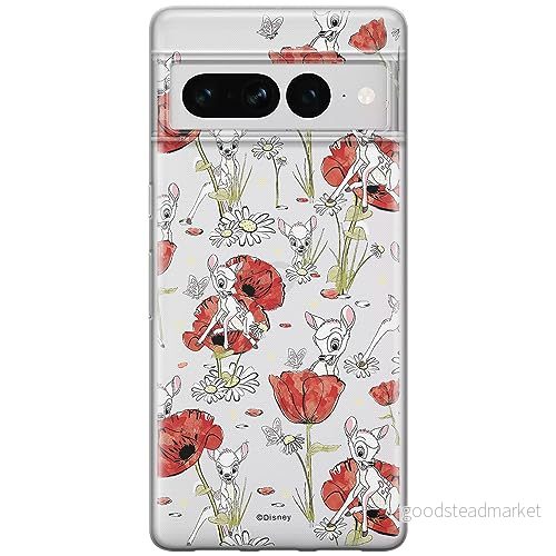 ERT GROUP mobiltelefonfodral för Google PIXEL 7 PRO originalt och officiellt licensierat Disney mönster Bambi 001 optimalt anpassad till formen på mobiltelefonen, gedeeltelijk transparant 5905795161279