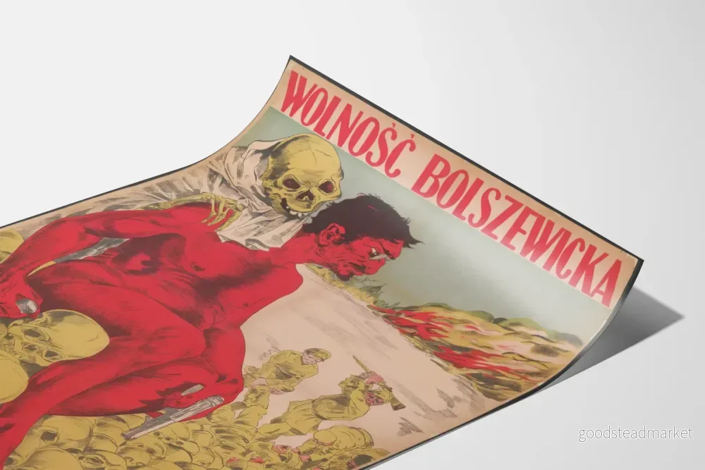 Polsk propagandaposter 'Wolność Bolszewicka' 1920 - Bild 3