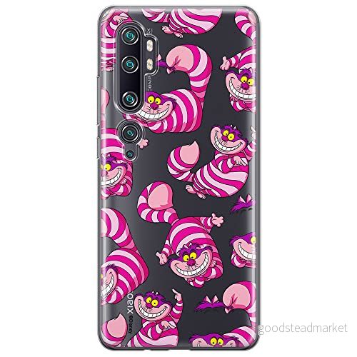 ERT GROUP mobiltelefonfodral för Xiaomi MI NOTE 10 / PRO originalt och officiellt licensierat Disney mönster Alice and Friends 004, gedeeltelijk transparant 5905131780782