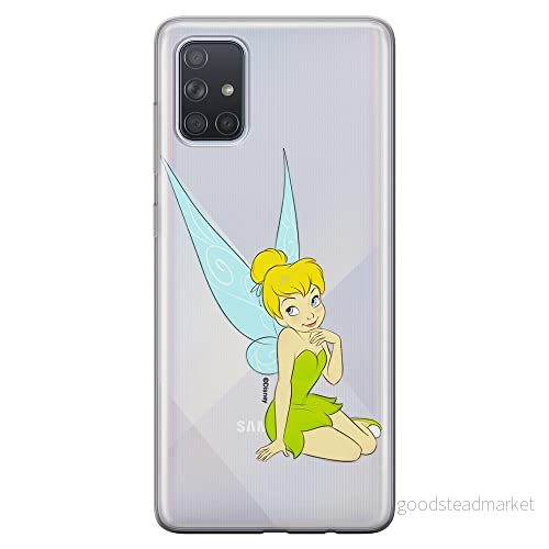 ERT GROUP mobiltelefonfodral för Samsung A71 5G originalt och officiellt licensierat Disney mönster Tinker Bell 005 optimalt anpassad till formen på mobiltelefonen, gedeeltelijk transparant 5905131131881