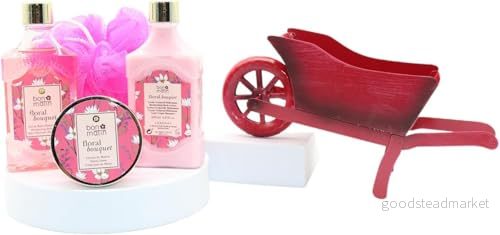 Cesta De Baño Natural Carretilla Metálica Hälsa Och Personlig Vård 8412428028511