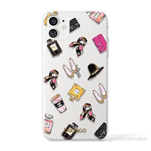 ERT GROUP mobiltelefonfodral för Apple Iphone 11 originalt och officiellt licensierat Babaco mönster Fashion 002 Vit optimalt anpassad till formen på mobiltelefonen, gedeeltelijk transparant 5904805401961
