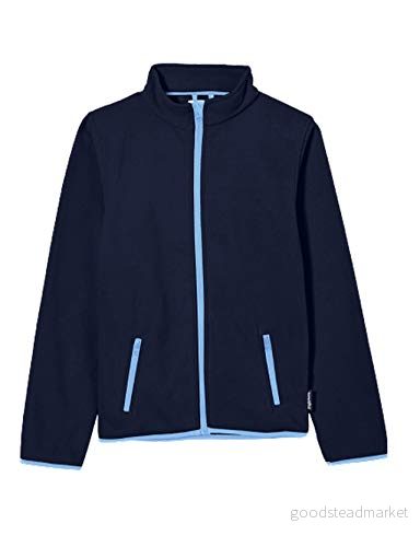 Playshoes unisex barn fleecejacka utomhus topp, marinblå, 104 4010952398557