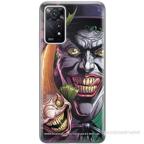 ERT GROUP mobiltelefonfodral för Xiaomi REDMI NOTE 11 PRO 5G/ 4G originalt och officiellt licensierat DC mönster Joker 021, fodral tillverkad av TPU plast 5905795056025