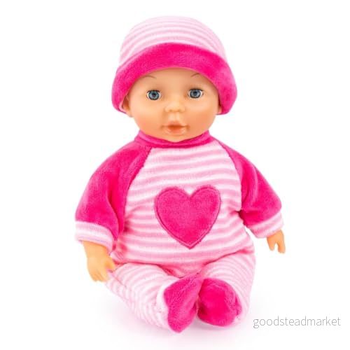 Bayer Design 92802AS Babydocka My First Baby liten mjuk kropp, 28 cm, rosa 4003336411799