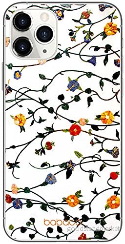 ERT GROUP mobiltelefonfodral för Apple Iphone 11 PRO originalt och officiellt licensierat Babaco mönster Flowers 008 Vit optimalt anpassad till formen på mobiltelefonen, fodral tillverkad av TPU plast 5903537752044
