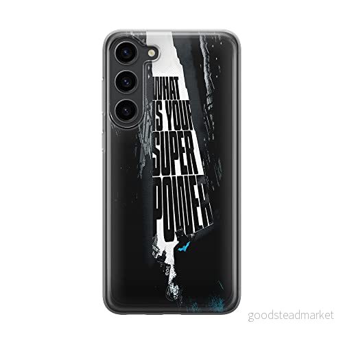 ERT GROUP mobiltelefonfodral för Samsung S23 originalt och officiellt licensierat DC mönster Batman 001 optimalt anpassad till formen på mobiltelefonen, fodral tillverkad av TPU plast 5905511435967