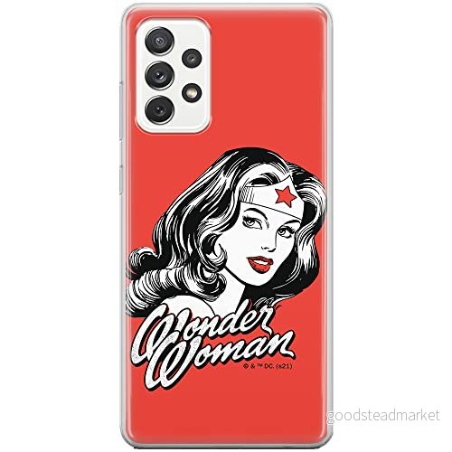 ERT GROUP mobiltelefonfodral för Samsung A53 5G originalt och officiellt licensierat DC mönster Wonder Woman 023 optimalt anpassad till formen på mobiltelefonen, fodral tillverkad av TPU plast 5904805337024