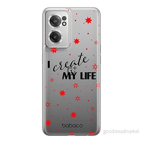ERT GROUP mobiltelefonfodral för Oneplus NORD CE 2 originalt och officiellt licensierat Babaco mönster Positive vibes 006 optimalt anpassad till formen på mobiltelefonen, gedeeltelijk transparant 5905511290436