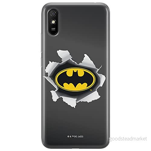 ERT GROUP mobiltelefonfodral för Xiaomi REDMI 9A originalt och officiellt licensierat DC mönster Batman 059 optimalt anpassad till formen på mobiltelefonen, fodral tillverkad av TPU plast 5905131534798