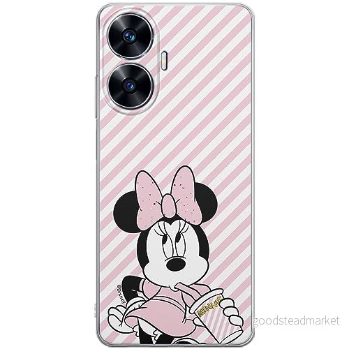ERT GROUP mobiltelefonfodral för Realme C55 originalt och officiellt licensierat Disney mönster Minnie 017 optimalt anpassad till formen på mobiltelefonen, fodral tillverkad av TPU plast 5905511859947