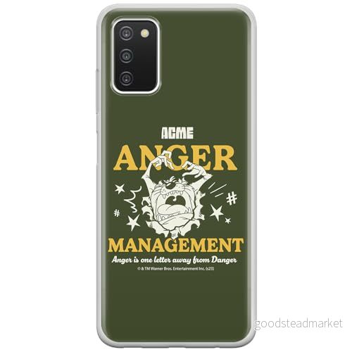 ERT GROUP mobiltelefonfodral för Samsung A03S originalt och officiellt licensierat Looney Tunes mönster Tasmanian 006 optimalt anpassad till formen på mobiltelefonen, fodral tillverkad av TPU plast 5905795135119