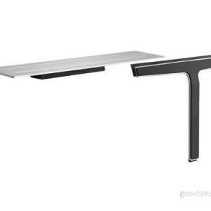 Unidrain Reframe Collection soap shelf and shower wiper, Brushed 5707692010427 Unidrain Reframe Collection soap shelf and shower wiper, Brushed 5707692010427