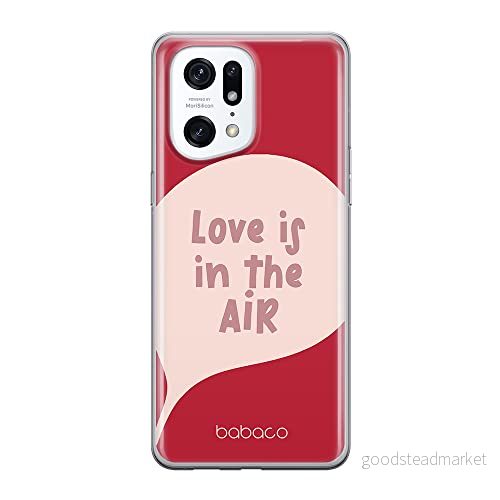 ERT GROUP mobiltelefonfodral för Oppo FIND X5 PRO originalt och officiellt licensierat Babaco mönster Love is in the air 001 anpassad till formen på mobiltelefonen, fodral tillverkad av TPU plast 5905511410810