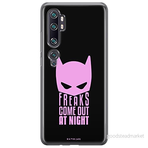 ERT GROUP mobiltelefonfodral för Xiaomi MI NOTE 10 / PRO originalt och officiellt licensierat DC mönster Batman 052 anpassad till formen på mobiltelefonen, fodral tillverkad av TPU plast 5905131546319