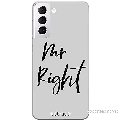 ERT GROUP mobiltelefonfodral för Samsung S21 originalt och officiellt licensierat Babaco mönster Mr Right 001 optimalt anpassad till formen på mobiltelefonen, fodral tillverkad av TPU plast 5904805052095